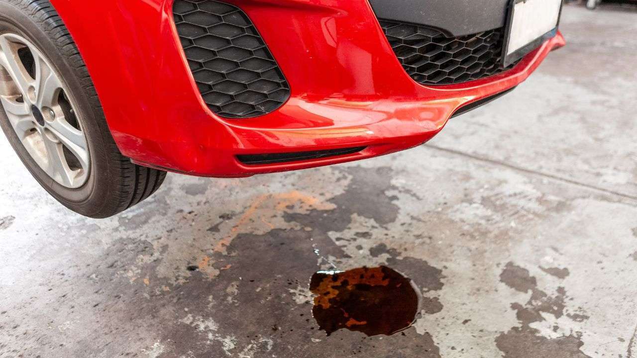 car leaking oil when parked