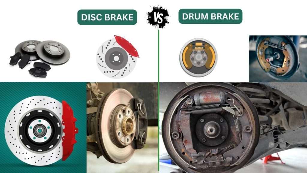 car disc brake and drum brake