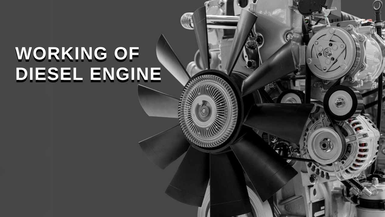 Diesel engine diagram - how does a diesel engine work